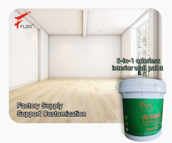 5-in-1 Odorless Best Interior Wall Paint Low VOC Type