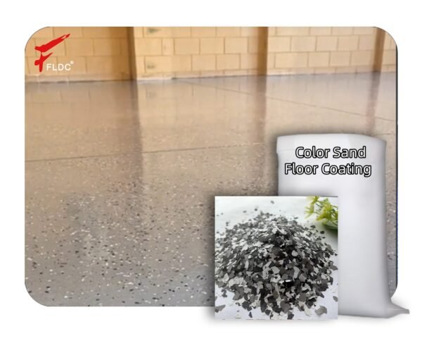 Epoxy Color Sand Self-leveling Floor Paint Manufacturer Color Sand Floor Coating