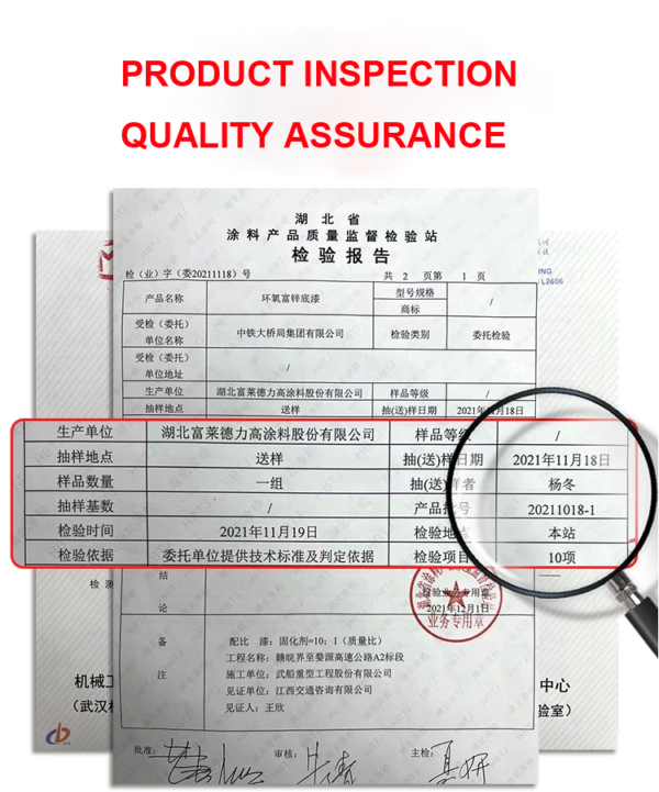 Anticorrosive Organic Zinc-Rich Epoxy Coating Primer Coating Anti Rust Paint for Steel - Image 4