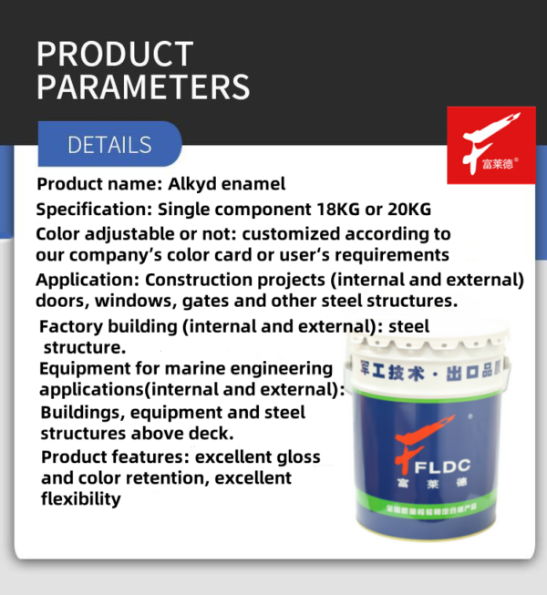 Oil-Based Coatings Anti-Rust Paint Alkyd Topcoat - Image 3