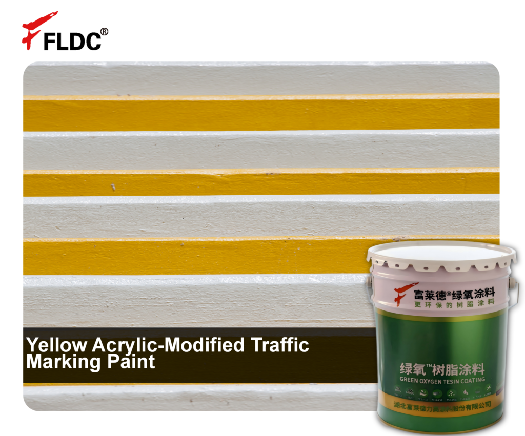 Yellow Acrylic-Modified Traffic Marking Paint