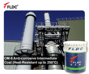 OM-5 High-Temperature Intermediate, 250°C Heat-Resistant Epoxy Mid-Coat, OM-5 Thermal Barrier Mid-Layer, High-Temp Anti-Corrosion Build Coat