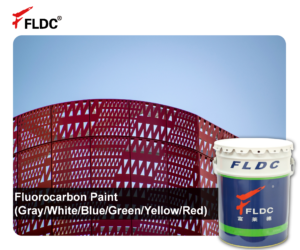Standard Fluorocarbon Topcoat, FEVE Paint (6 Standard Colors), Gray/White/Blue/Green/Yellow/Red Fluoropolymer Finish, General Purpose Fluorocarbon Coating