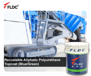 Recoatable PU Topcoat, Aliphatic Polyurethane Finish, Blue/Green Recoat-Friendly PU Paint, Easy-Overcoat Polyurethane Coating